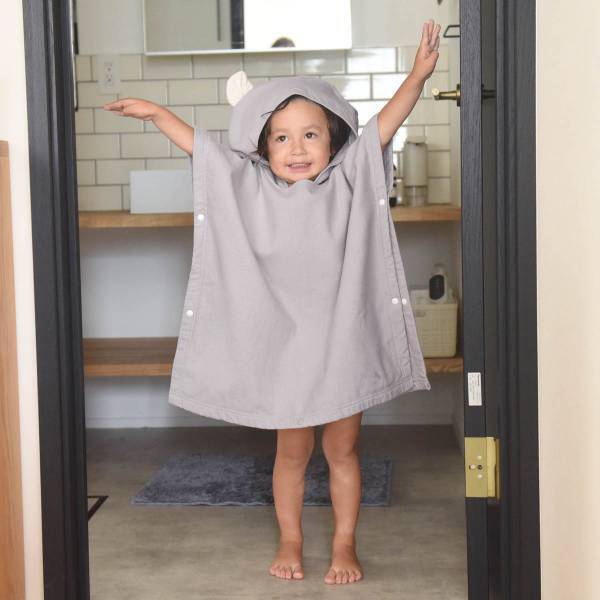 冬のお風呂上がりの救世主！　湯冷め知らずの「バスポンチョ」と「タオルキャップ」