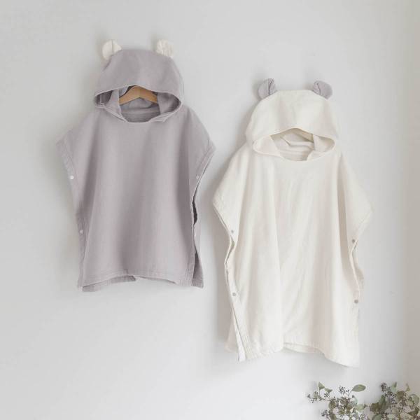 冬のお風呂上がりの救世主！　湯冷め知らずの「バスポンチョ」と「タオルキャップ」