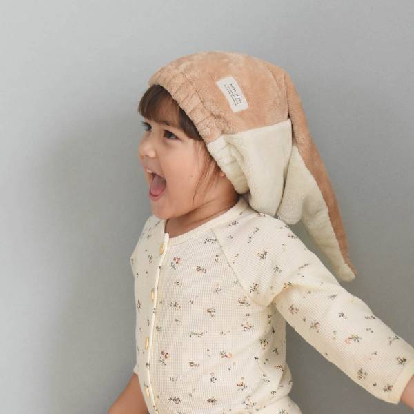 冬のお風呂上がりの救世主！　湯冷め知らずの「バスポンチョ」と「タオルキャップ」