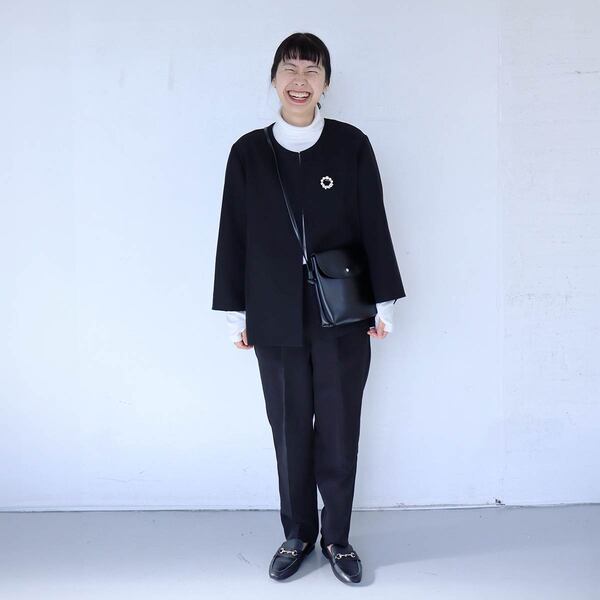 【ハレの日ファッション】世代＆体型を問わずにサラッとキマるパンツスーツ、スタッフ4人の着用例ご紹介[PR]