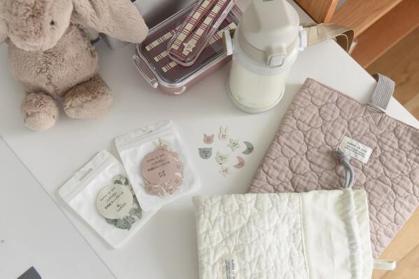 子供もお手伝いしたくなる！？アニマル型＆お星さまのお名前シールで入園準備を楽しもう【インスタグラマーさんのもの選び】[PR]