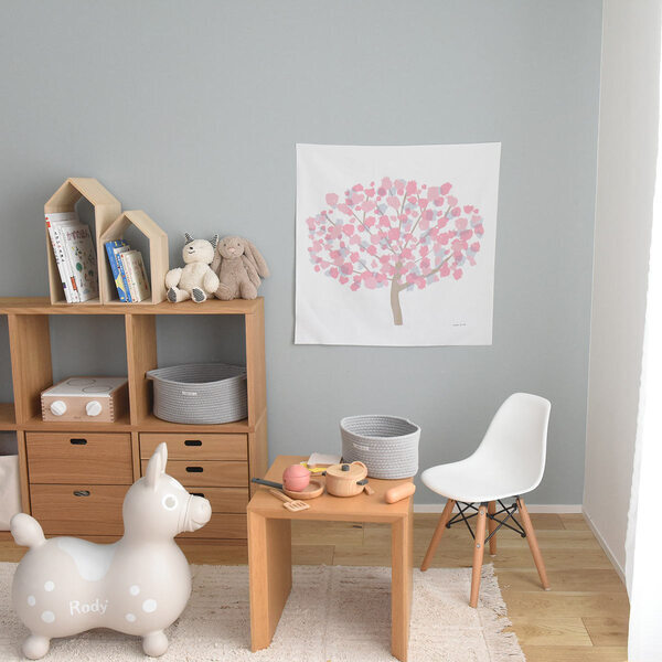 冬にサヨナラ、桜を咲かせてお部屋をパッと明るく！春めきインテリア「魔法の桜ツリー」＆「桜色タペストリー」[PR]