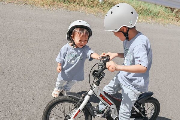 北欧テイストで長く愛用できる「キッズヘルメット」