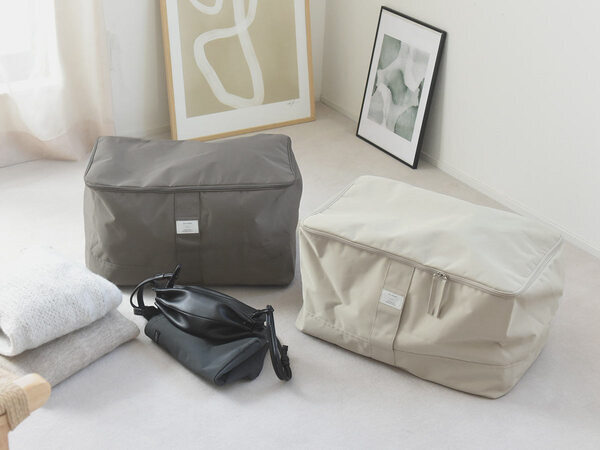 並べて、積んで、見せ置きして。お部屋に馴染む「ボンモマン　コットン調衣装ケース」[PR]