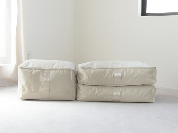 並べて、積んで、見せ置きして。お部屋に馴染む「ボンモマン　コットン調衣装ケース」[PR]