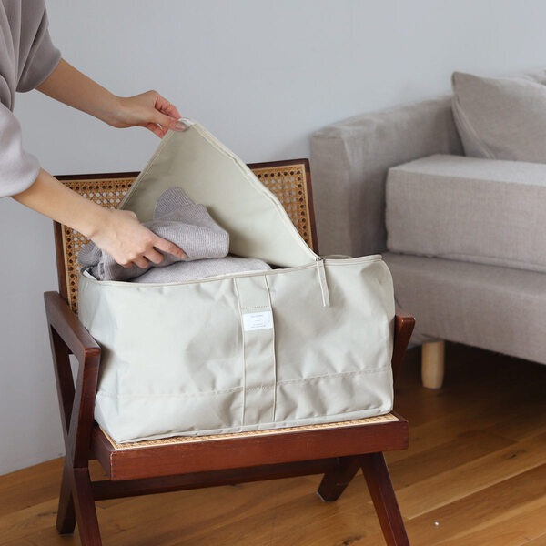 並べて、積んで、見せ置きして。お部屋に馴染む「ボンモマン　コットン調衣装ケース」[PR]