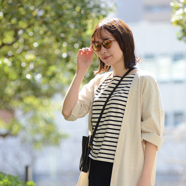 夏の紫外線対策必需品！「ATELIER BRUGGE（アトリエブルージュ）ボストンサングラス」スタッフコーディネート一挙公開[PR]