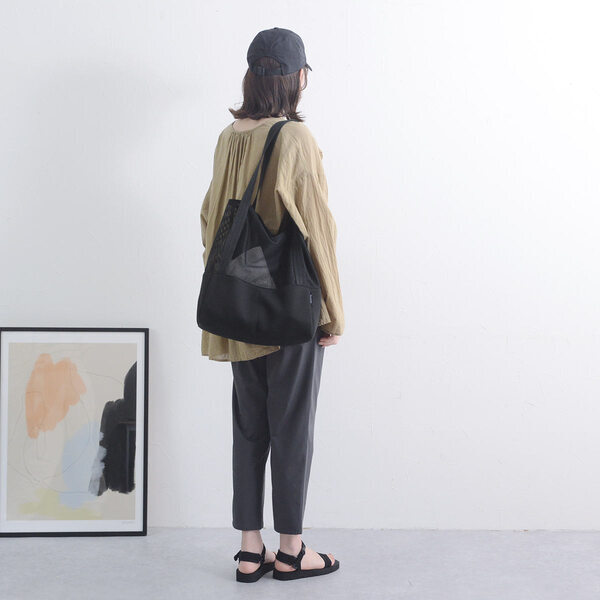 ガンガン使えるのに、こなれた雰囲気。「夏にちょうどいい」メッシュトートできました[PR]