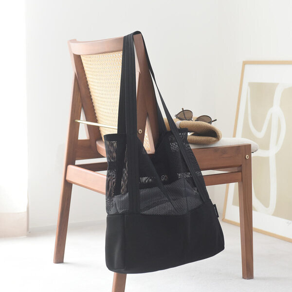 ガンガン使えるのに、こなれた雰囲気。「夏にちょうどいい」メッシュトートできました[PR]