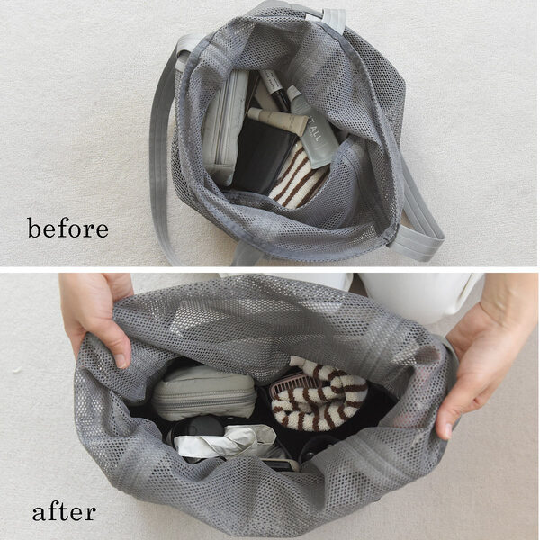 ガンガン使えるのに、こなれた雰囲気。「夏にちょうどいい」メッシュトートできました[PR]