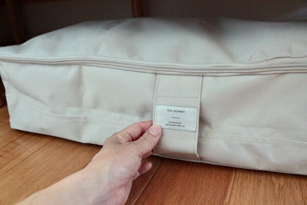 オフシーズンの衣類や寝具の片付けに。クローゼットもお部屋もスッキリ整う「ソフトタイプのbon moment 衣類収納ケース」[PR]