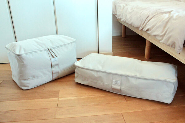 オフシーズンの衣類や寝具の片付けに。クローゼットもお部屋もスッキリ整う「ソフトタイプのbon moment 衣類収納ケース」[PR]