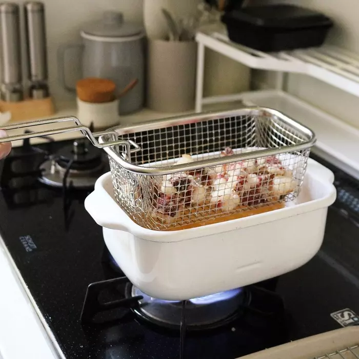 揚げ物上達への最短距離!「まとめ揚げ」&「二度揚げ」が簡単にかなう揚げざる活用法