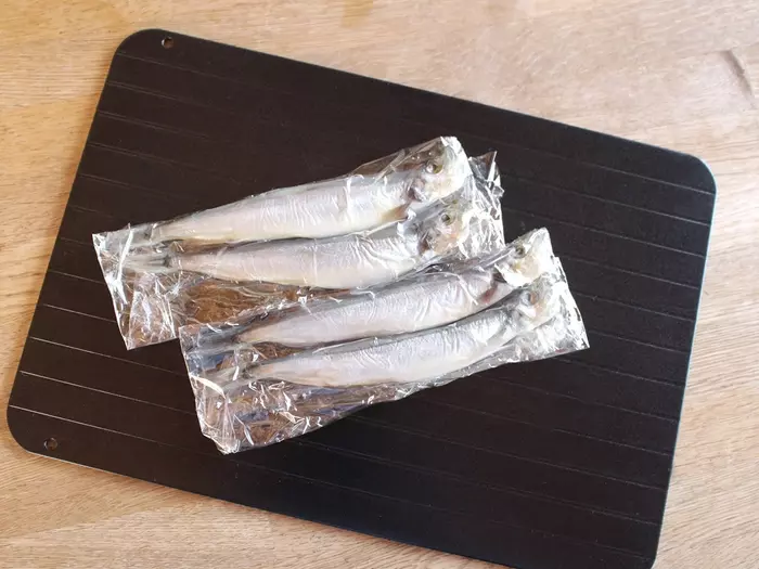 「解凍するの忘れた!」もう慌てない。みるみる自然解凍できる不思議なプレート