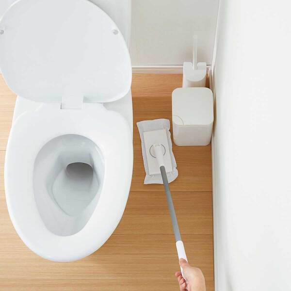 トイレ掃除の全イヤイヤを解決する、小回りヘッドの「ノータッチトイレワイパー」新登場！[PR]