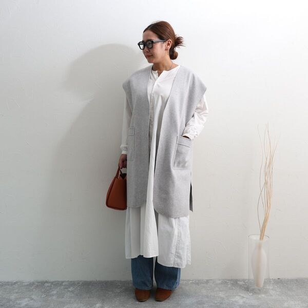 秋服のマンネリ脱却！「ジレ初心者」スタッフ3名が着回しに挑戦しました[PR]