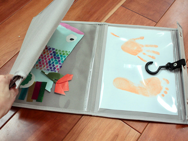 思い出の作品を、飾りながらスッキリ収納。「bon momentのウォールポケット」でキッズ・ギャラリーが完成！[PR]