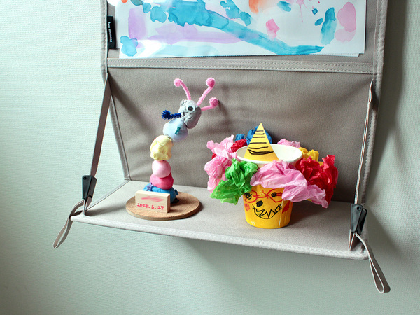 思い出の作品を、飾りながらスッキリ収納。「bon momentのウォールポケット」でキッズ・ギャラリーが完成！[PR]