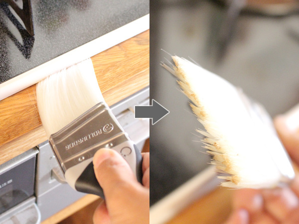 隙間にスイーーーッで汚れを一掃。プロ監修「spoil お掃除ブラシ」が、やみつき爽快！[PR]