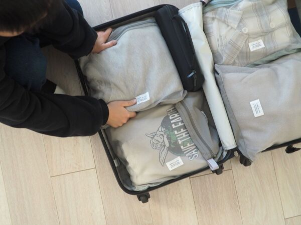 2泊3日の荷物がしっかり入る！ 小学校高学年向け「最強トラベルポーチ5点セット」　