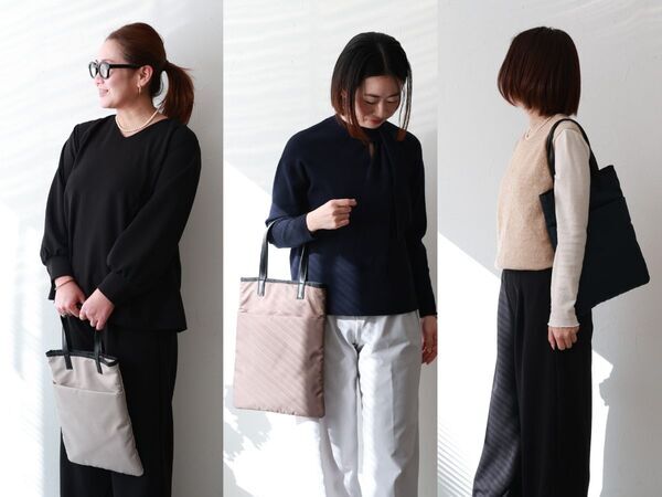 ハレの日、ケの日にも。こだわり満載の新作サブバッグをスタッフ3名がコーディネート[PR]