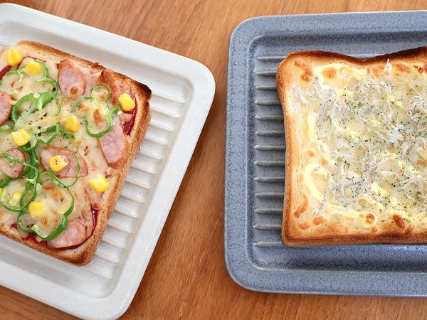 焼きたてのサクッと感が長持ち！ 凸凹模様の「bon momentのトーストプレート」