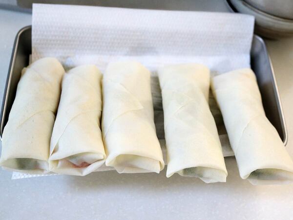 春巻きアレンジレシピ！「スティックお好み焼き＆マルゲリータピザ風」