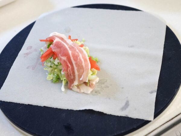 春巻きアレンジレシピ！「スティックお好み焼き＆マルゲリータピザ風」