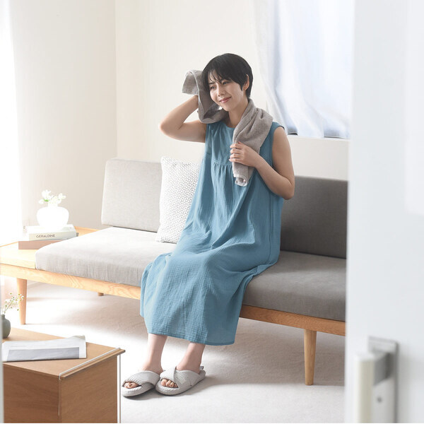 ボンモマンの湯上がりワンピ＆パンツで、お風呂後の「バタバタ」が「ゆったりタイム」に劇的チェンジ！[PR]