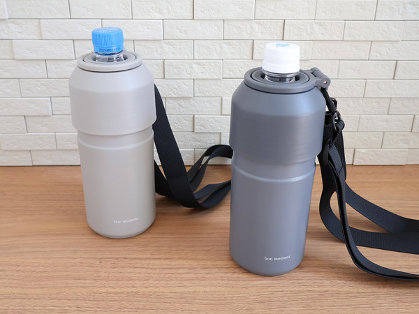 猛暑日でもぬるくならず、冷たさキープ。bon momentの保冷ペットボトルホルダー。[PR]