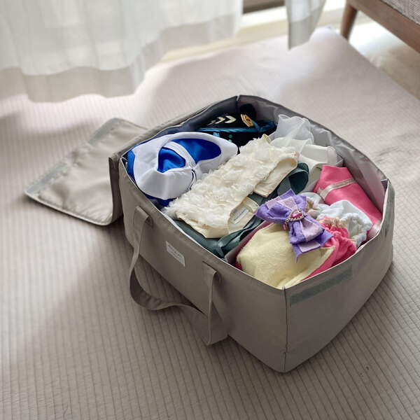 オムツの生活感が消える！１パックまるごと収納できるおむつケース[PR]