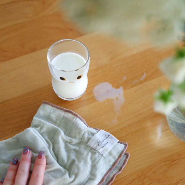 バンブークロスで子どもの食べこぼしストレス解消！牛乳も納豆食べこぼしもなかったことに[PR]