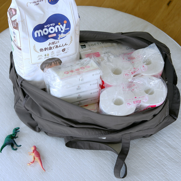 布団が入るだけじゃない！育児からレジャーまで、スタッフの「ビッグトート」愛用シーンとは？[PR]