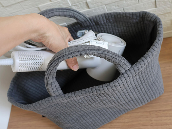 インテリアに映えるヌビ風収納トートで、がんばりすぎないお片付けを。[PR]