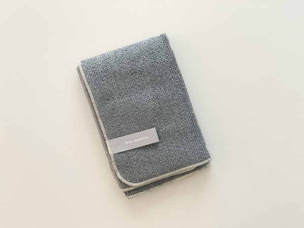 レンジの汚れは洗剤を使わずこれでピカピカ！bon moment 「水拭きで油汚れを落とす パイルレンジクロス」[PR]