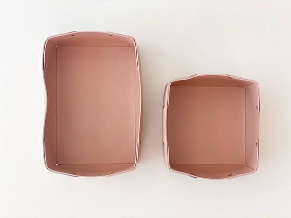 ごちゃつき改善！あれこれかわいく収納できる、bon moment「 中身が隠せる蓋付きフェイクレザー収納ボックス」[PR]