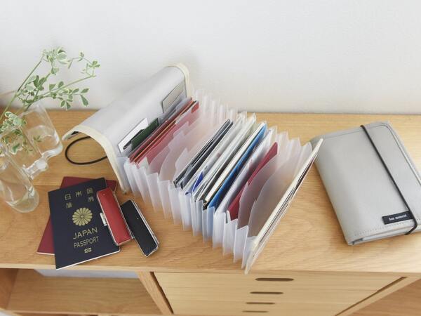 旅行目前で「パスポートどこ！？」の大捜索もなくなる、大事なものをすっきりまとめる貴重品ケース[PR]