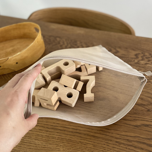 「kukka ja puu メッシュポーチ」で、子どものごちゃつく“おもちゃ収納”がすっきり解決！[PR]