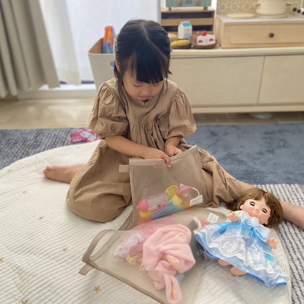 「kukka ja puu メッシュポーチ」で、子どものごちゃつく“おもちゃ収納”がすっきり解決！[PR]