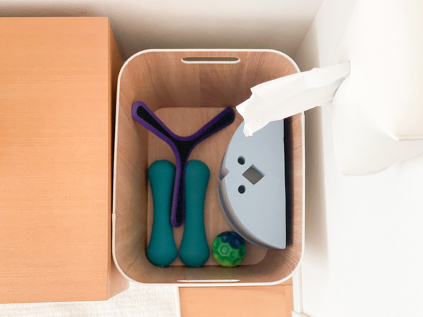 リビングの一角に置くと自然と荷物が片付く「キャスター付き収納ワイドタイプ」[PR]