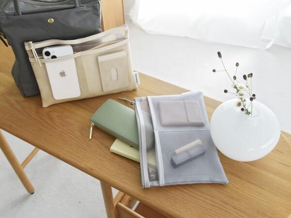 ポケット少なめバッグの救世主！ごちゃつく小物がまとまる『メッシュバッグインバッグ』のスタッフ愛用レポ[PR]