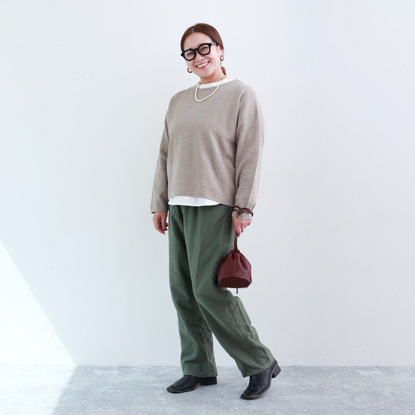 色で楽しむ、秋冬ニット。うれしい機能も満載！スタッフ4人の着こなしチェック[PR]