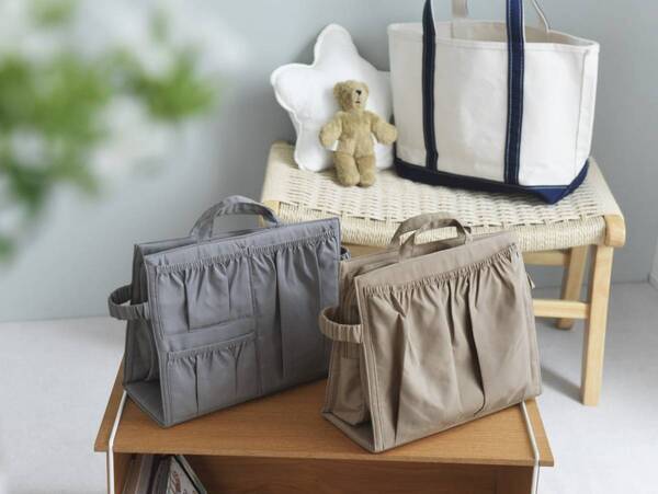 ただのトートが多機能マザーズバッグに変身！ママのための究極バッグインバッグが誕生[PR]