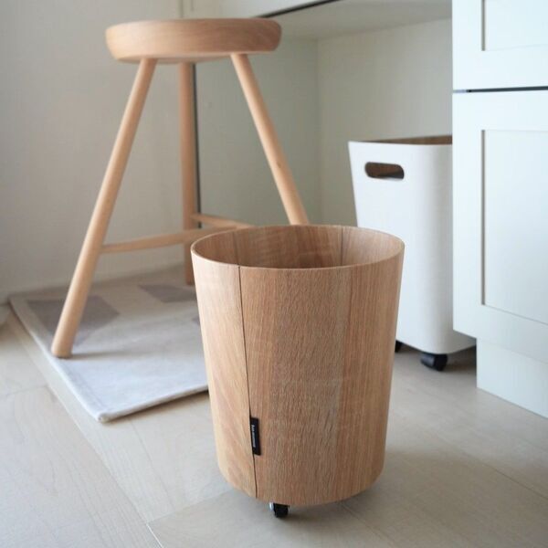 揃えると、景観ととのう。キャスター付き収納と並べたい「動かせるゴミ箱」のある風景【インスタグラマーさんのもの選び】[PR]