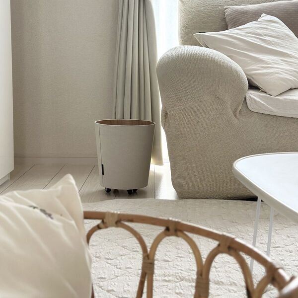 揃えると、景観ととのう。キャスター付き収納と並べたい「動かせるゴミ箱」のある風景【インスタグラマーさんのもの選び】[PR]