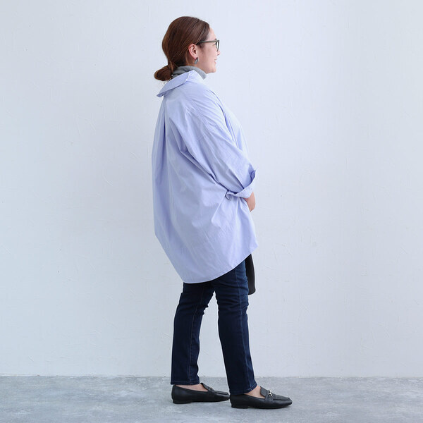 リピーターさん御用達、裏パウダー起毛の「あったかスリムパンツ」スタッフ3人の着用レポート[PR]