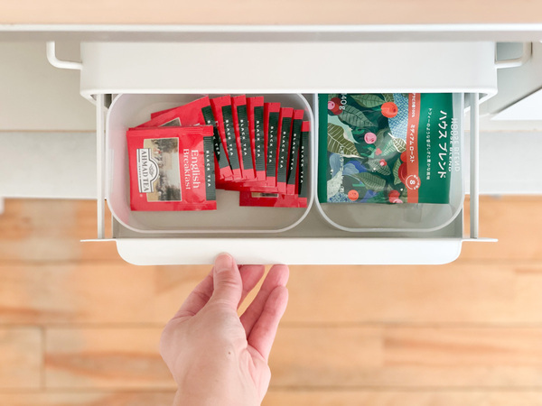 Ordreの「ブレッドケース」MサイズとLサイズを横置きにして、キッチン収納がすっきり！[PR]