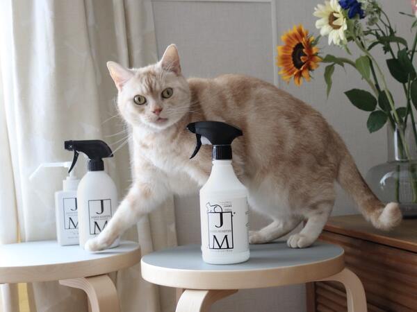 舐めても安心の消臭除菌スプレー！？ペットにやさしい『ジェームズ・ミャーティン』誕生[PR]