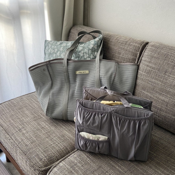 オムツ・着替えが迷子にならない！「kukka ja puu バッグインバッグ」愛用レポ[PR]