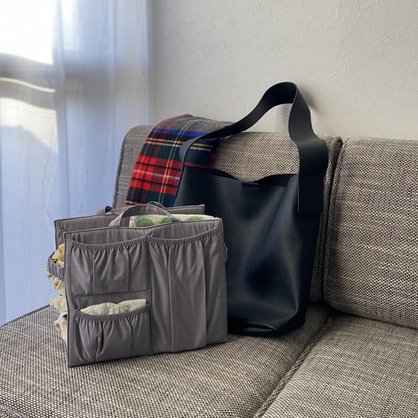 オムツ・着替えが迷子にならない！「kukka ja puu バッグインバッグ」愛用レポ[PR]